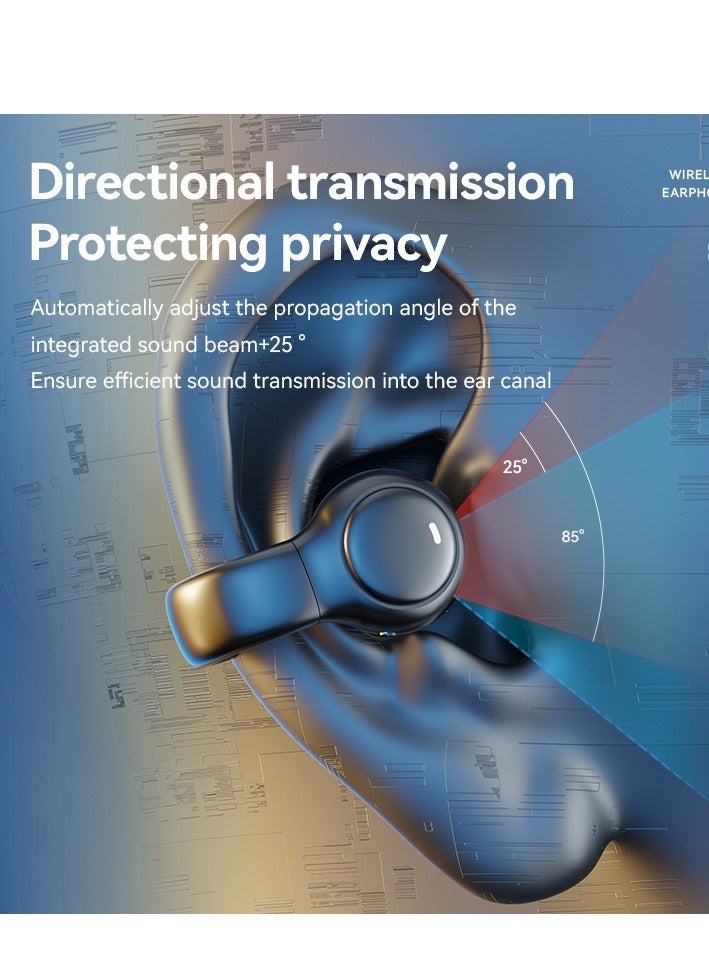 سماعات أذن بلوتوث بمشبك - تحمي سمعك، صوت هاي فاي 9D، لمستخدمي سماعات الرأس الثقيلة والأطفال، المستخدم في الهواء الطلق - Image 2